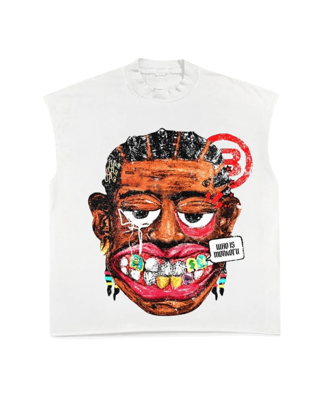 Graffiti King Sleeveless Vest