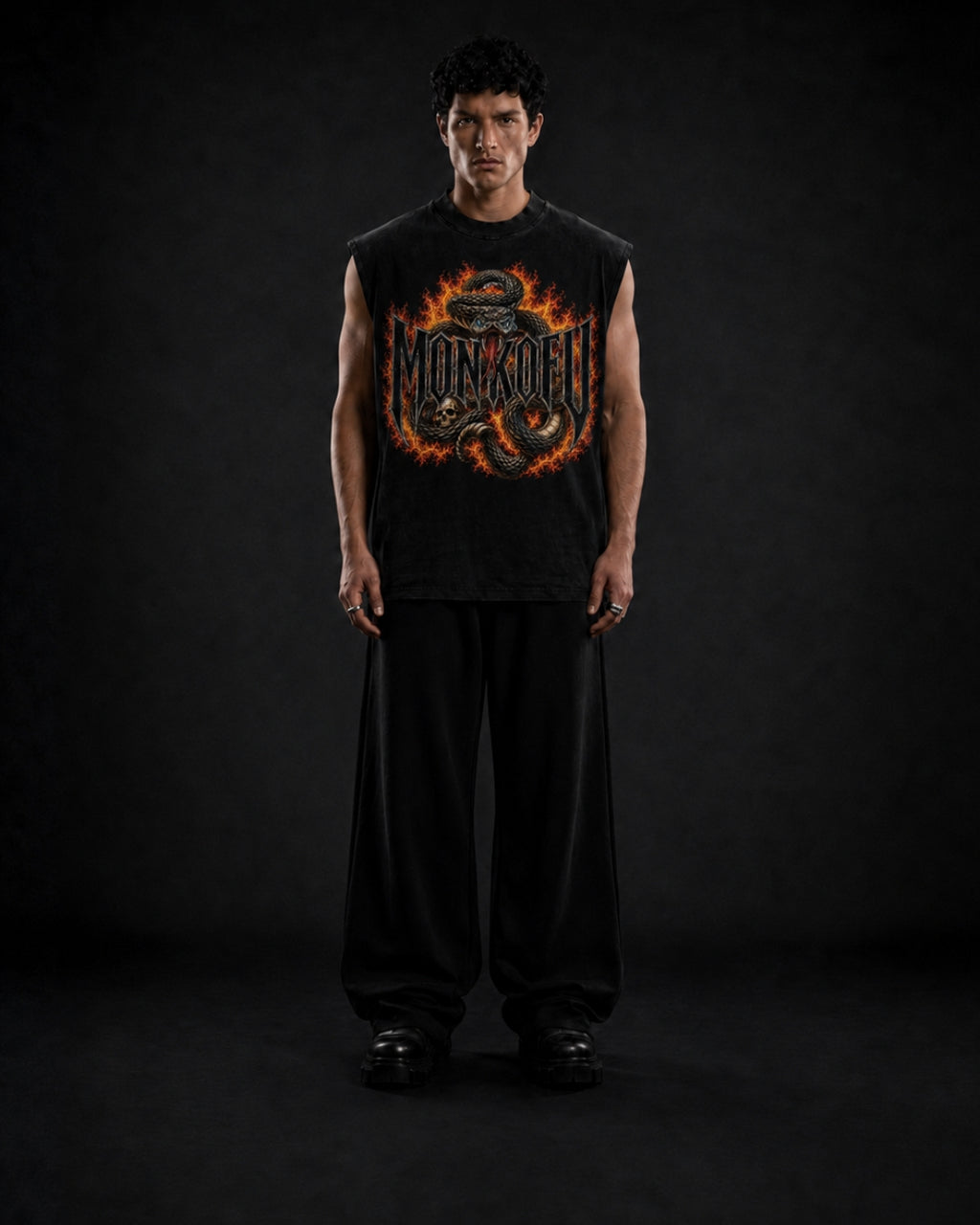 Snake Sleeveless Vest