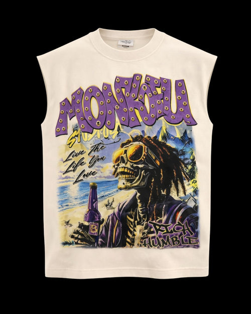 Beach Bones Sleeveless Vest