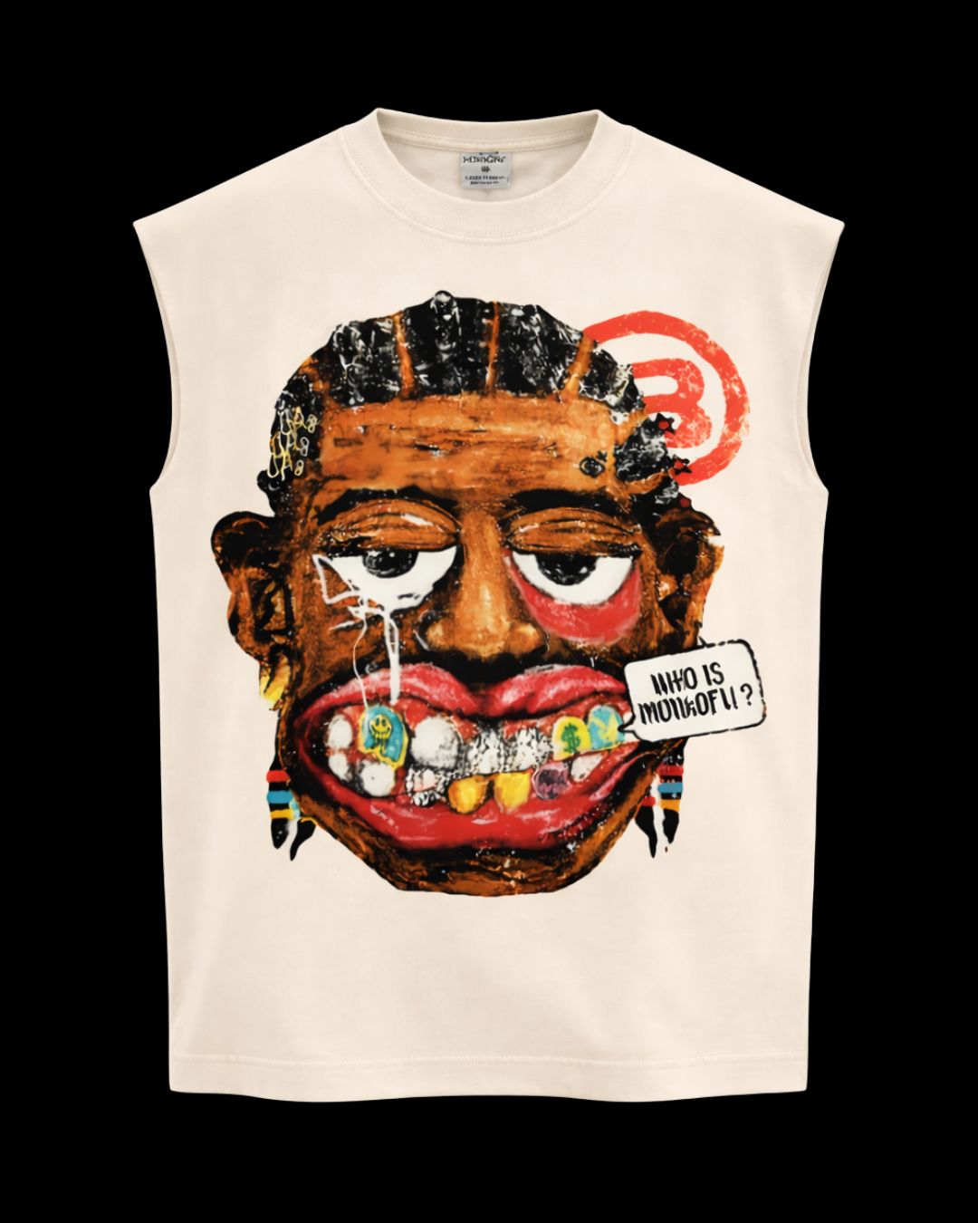 Graffiti King Sleeveless Vest