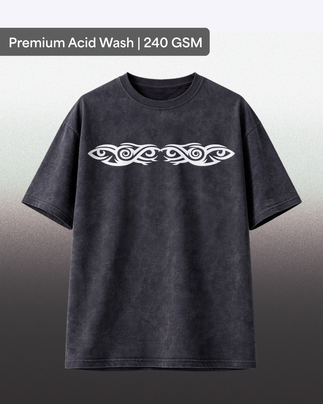 Brown acid wash Oversized T-Shirt