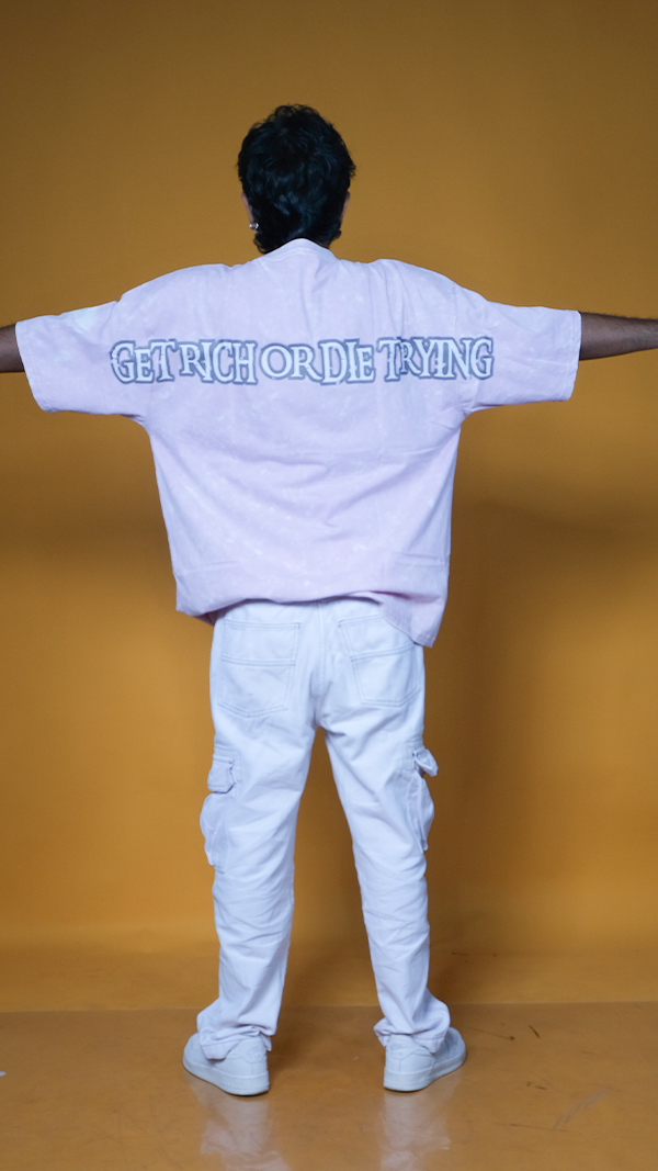 Lavender Acid Wash Unisex Oversized T-Shirt - Monkofu -