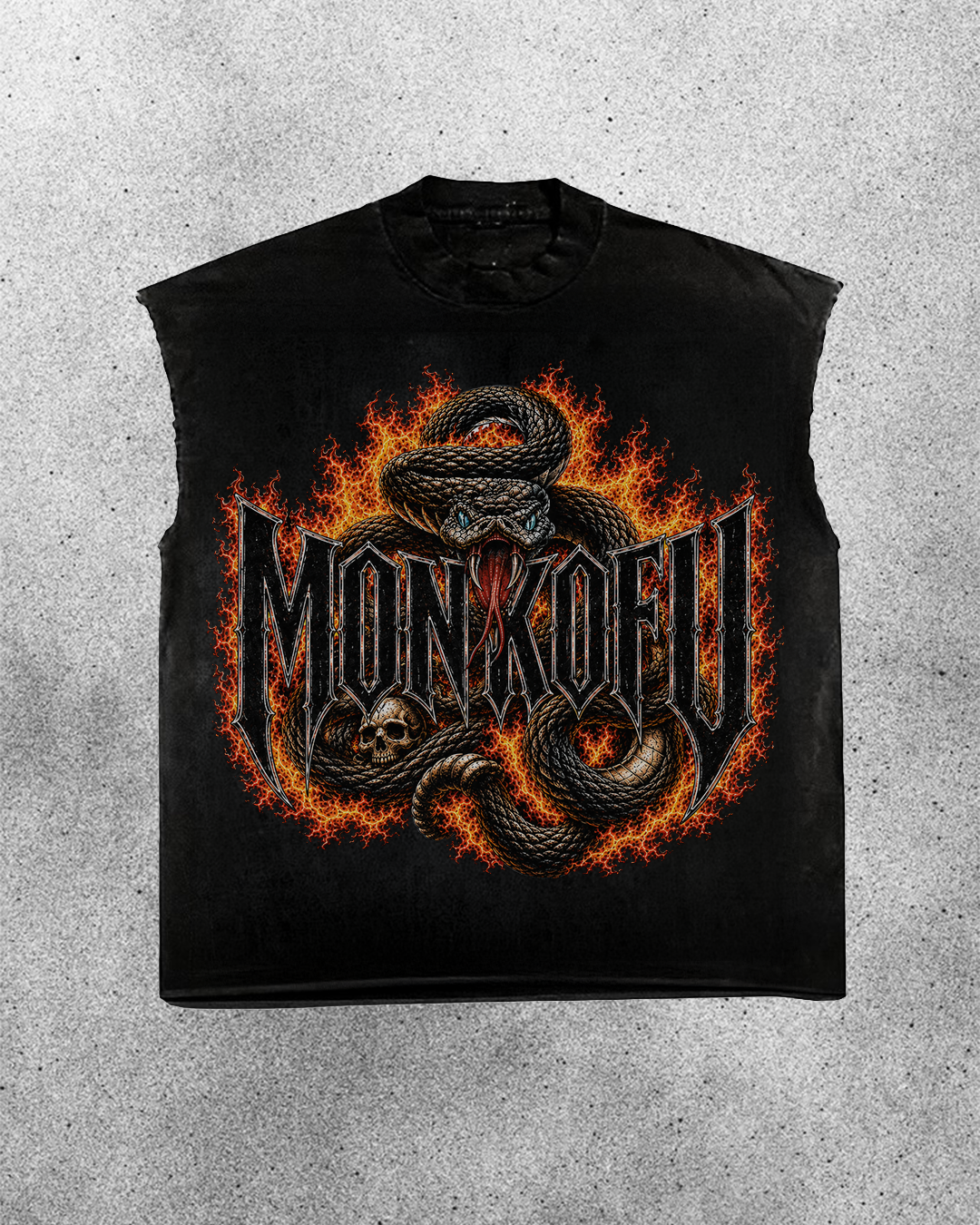 Snake Sleeveless Vest