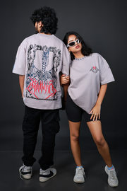 Gothic Rage Oversized T-Shirt - Monkofu -