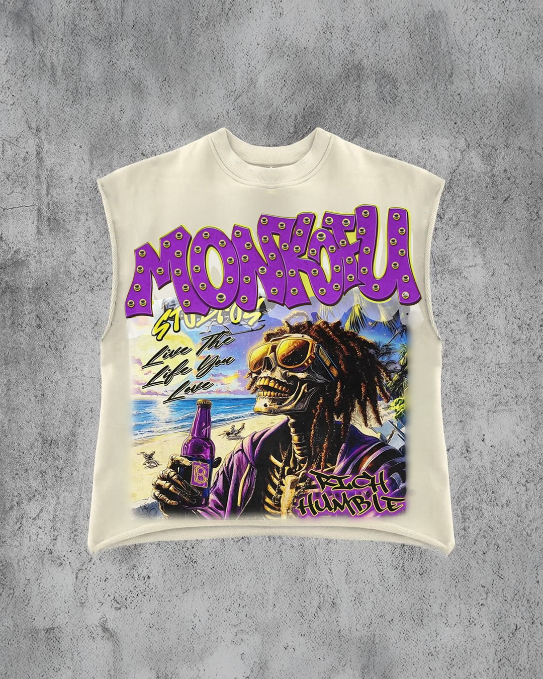 Beach Bones Sleeveless Vest