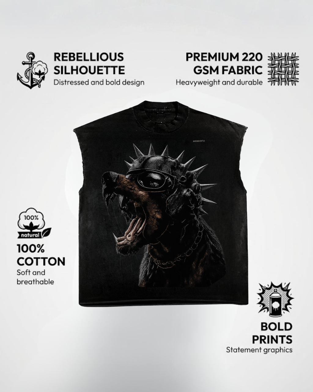 The Crowned Beast Vest