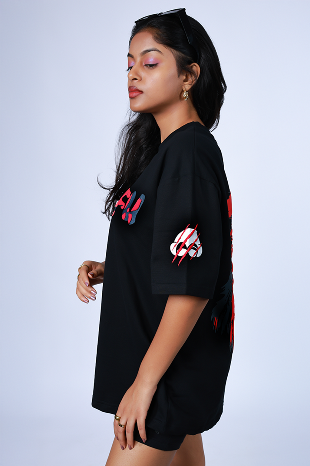King’s Fury: Blood Reign Lion Puff Print T-shirt