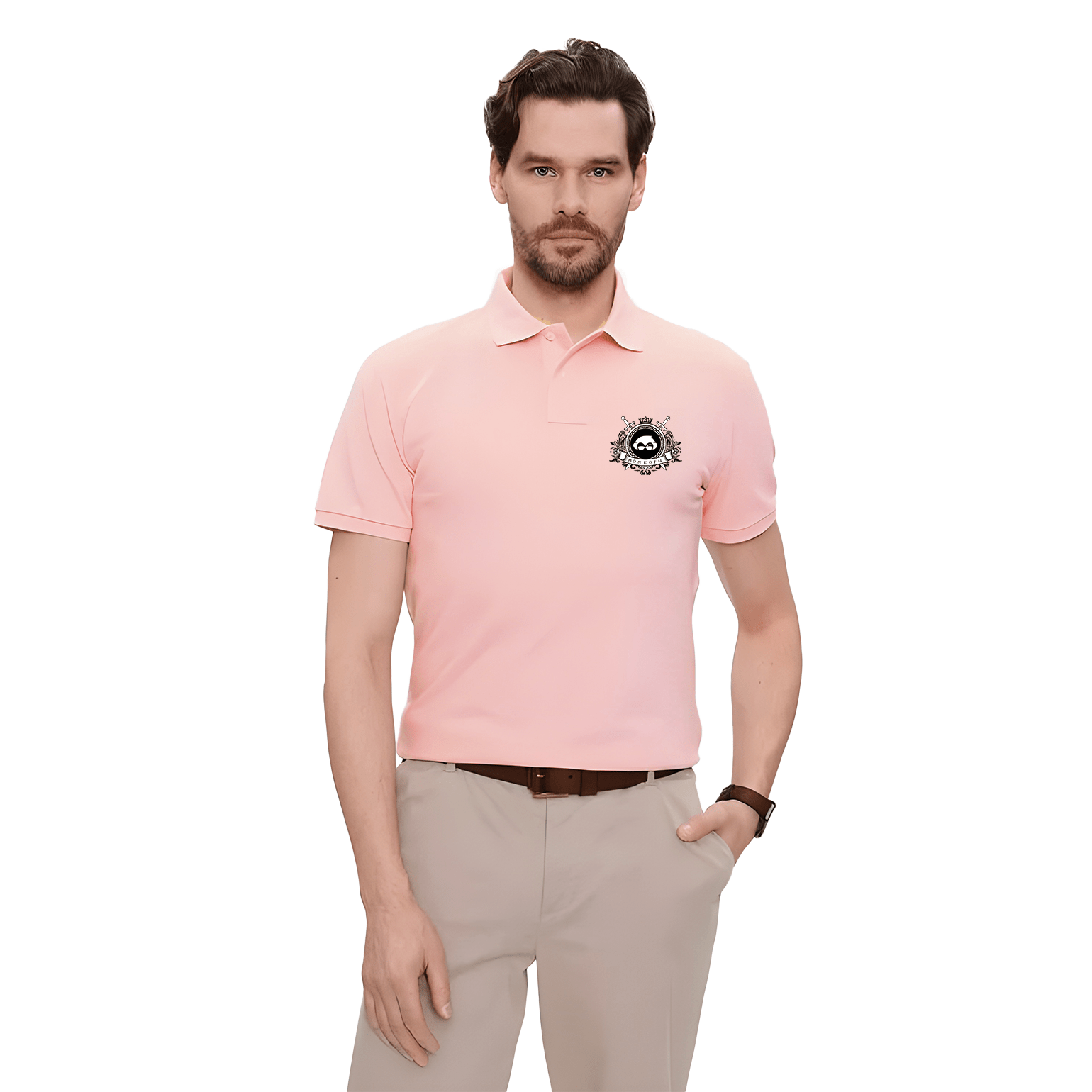 The Dusky Pink Polo T-ShirtS